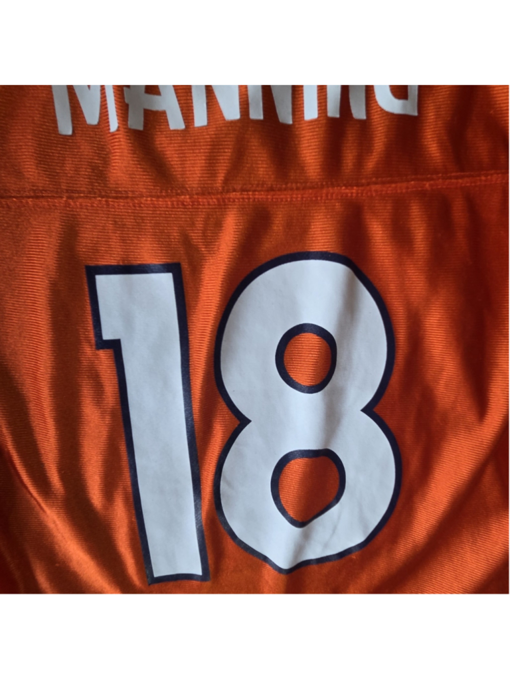 Denver Broncos Peyton Manning NFL Team Apparel Jersey Youth Medium M 8/10 B75 - Picture 7 of 7